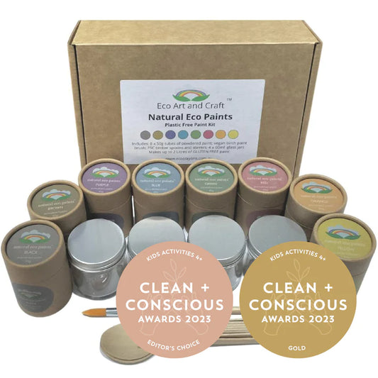 Natural Eco Paint Kit - PLASTIC FREE Eco Art and Craft